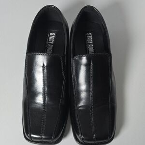 Stacy Adams Men's Sleek Black Slip-On Loafers